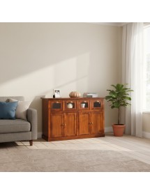 MOBILI 2G - MADIA CREDENZA ARTE POVERA 4 PORTE FINITURA ELITE L.130 P.50 H.85