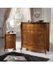 Cassettiera classica 3 cassetti ribalta legno noce bassano 120x56x121