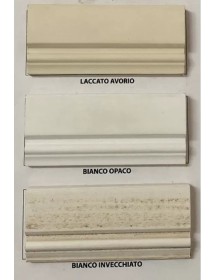 Letto classico traforato legno shabby vari colori 182x215x150
