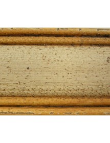 MOBILI 2G - Dispensa shabby 2 ribalte, 2 porte e 4 cassetti legno decorata 82x44x153 (1447) vista frontale
