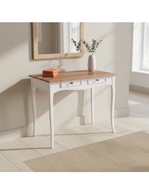 CONSOLLE IN LEGNO BICOLORE SHABBY VARI COLORI 101X54X80