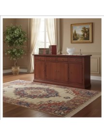 Soggiorno completo arte povera legno noce bassano