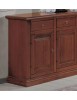 Credenza 2 porte arte povera bugnata legno noce vari colori 109X47X97