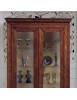 Vetrina classica 2 porte legno noce bassano 154X50X214