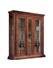 Vetrina classica 2 porte legno noce bassano 184X50X214