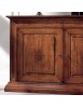 Credenza 2 porte 2 cassetti arte povera intaglio legno vari colori 184X58X118