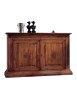 Credenza 2 porte 2 cassetti arte povera intaglio legno vari colori 184X58X118