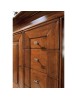 Credenza 2 porte 4 cassetti arte povera intaglio legno vari colori 225X58X118