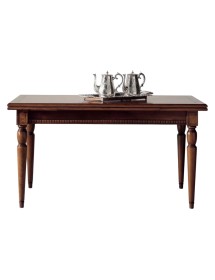 Tavolo allungabile rettangolare classico tornito vari colori 160X90x80