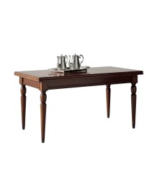 Tavolo allungabile rettangolare classico tornito vari colori 160X90x80