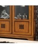 Vetrina 2 porte classica traforata legno vari colori 158X50X218