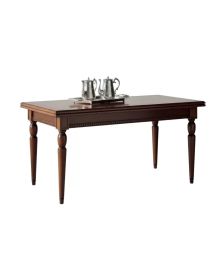 Set tavolo 160X90 arte povera allungabile con 6 sedie seduta imbottita