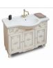 MOBILE BAGNO LEGNO BAROCCO AVORIO DECAPE' L.105 P.35