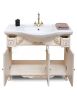 MOBILE BAGNO LEGNO BAROCCO AVORIO DECAPE' L.105 P.35