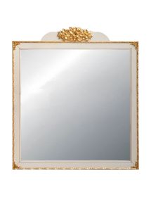 MOBILE BAGNO LEGNO BAROCCO AVORIO DECAPE' ORO L.105 P.35