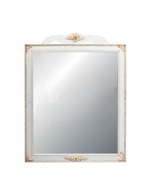 MOBILE BAGNO LEGNO BAROCCO AVORIO DECAPE' L.85 P.35