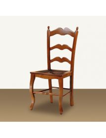 SEDIA COUNTRY LEGNO SEDUTA PAGLIA DI VIENNA VARI COLORI 43X50X102