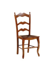 SEDIA COUNTRY LEGNO SEDUTA PAGLIA DI VIENNA VARI COLORI 43X50X102