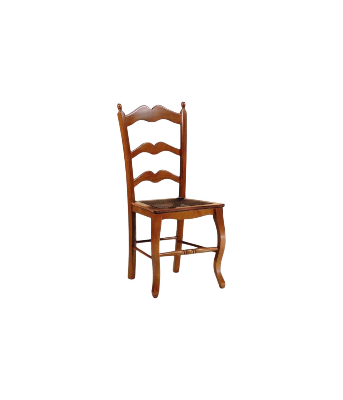 SEDIA COUNTRY LEGNO SEDUTA PAGLIA DI VIENNA VARI COLORI 43X50X102