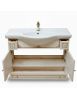 MOBILE BAGNO LEGNO BAROCCO AVORIO DECAPE' L.105 P.35