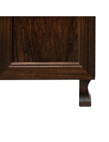 Colonna mobile bagno arte povera legno tinta noce 65x35x170