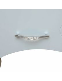 Mobile bagno classico legno grigio shabby chic L.85 P.50