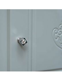 Mobile bagno classico legno grigio shabby chic L.85 P.50