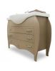 Mobile bagno classico sagomato legno tortora L.105 P.50