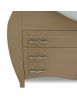 Mobile bagno classico sagomato legno tortora L.105 P.50