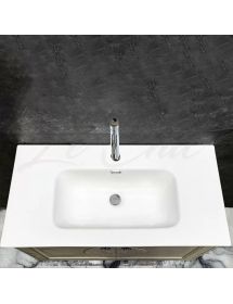 Mobile bagno sospeso legno bianco varie misure  L.90/100/120/ H.50 P. 46