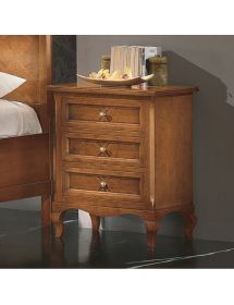 MOBILI 2G - Camera da letto classica intarsiata legno bassano vista frontale letto