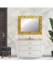 Mobile bagno classico legno bianco shabby chic L.120 P.60