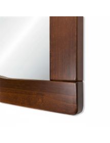 Mobile bagno classico con colonna legno tinta noce L.110 P.60