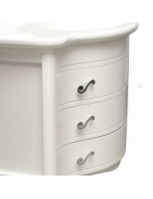 Mobile bagno legno bianco shabby chic L.110 P.65