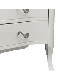 Mobile bagno legno bianco shabby chic L.110 P.65