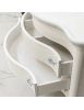 Mobile bagno legno bianco shabby chic L.110 P.65