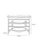 Mobile bagno legno bianco shabby chic L.110 P.65