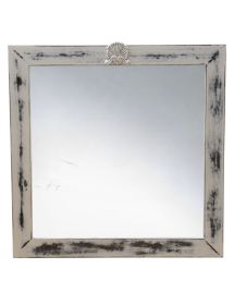 MOBILE BAGNO COMPLETO LEGNO ROVERE BIANCO ANTICATO L.108 P.50