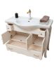 MOBILE BAGNO LEGNO SHABBY AVORIO ANTICATO L.105 P.50
