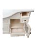 MOBILE BAGNO LEGNO SHABBY AVORIO ANTICATO L.105 P.50