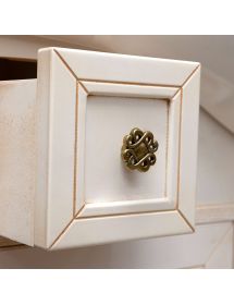 MOBILE BAGNO LEGNO SHABBY AVORIO ANTICATO L.105 P.50