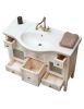 MOBILE BAGNO LEGNO SHABBY AVORIO ANTICATO L.105 P.50