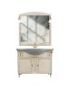 MOBILE BAGNO LEGNO SHABBY AVORIO ANTICATO INTAGLIATO L.105 P.50