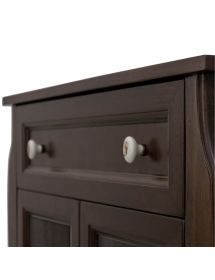 Colonna mobile bagno arte povera legno tinta noce 73x35x83