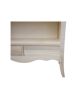 Libreria classica 3 ripiani 2 cassetti legno grezzo L.106 P.47 H.204
