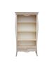 Libreria classica 3 ripiani 2 cassetti legno grezzo L.106 P.47 H.204