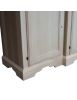 Credenza 4 porte 4 cassetti Legno grezzo 200x45x93