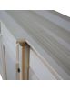 Credenza 4 porte 4 cassetti Legno grezzo 200x45x93
