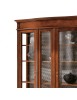 MOBILI 2G - VETRINA IN LEGNO MASSELLO 2 PORTE VETRI CURVI ANTERIORI MISURA L.159 P.47 H.212