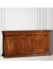 MADIA CREDENZA 2 PORTE IN LEGNO TINTA NOCE L.213 P.55 H.115